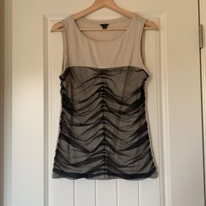 Ann Taylor Mixed Material Tank